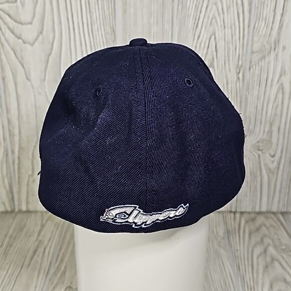 47 Brand Columbus Clippers Navy Blue One Size Stretch Hat - Picture 4 of 8